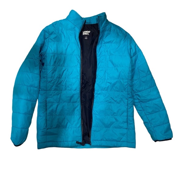 Lands' End Other - Land’s End Boys L (14-16) Puffer Jacket - Blue